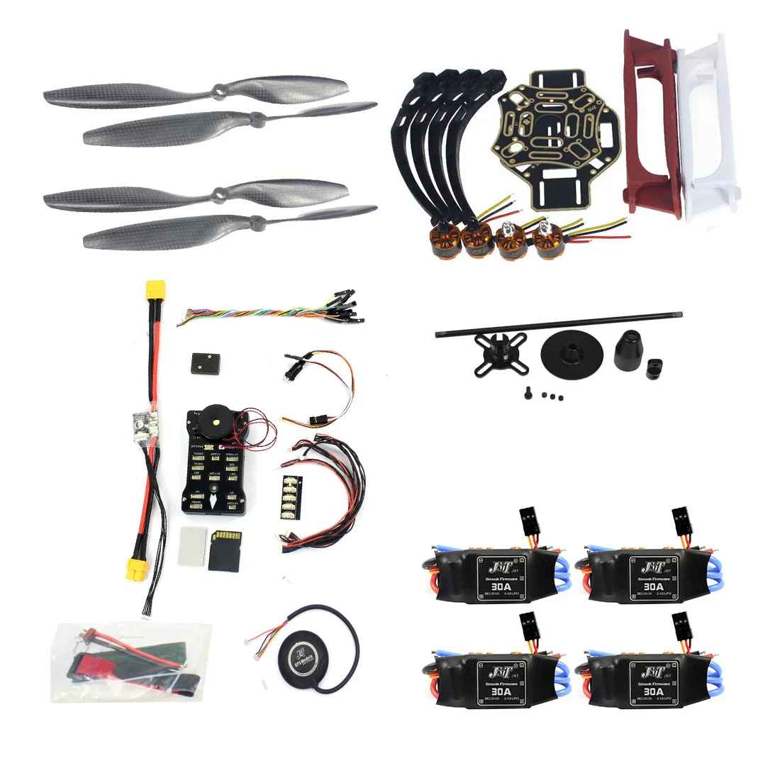 

F02192-AD DIY FPV Drone Quadcopter 4-axle Aircraft Kit F450 450 Frame PXI PX4 Flight Control 920KV Motor GPS 1043 Propes 30A ESC