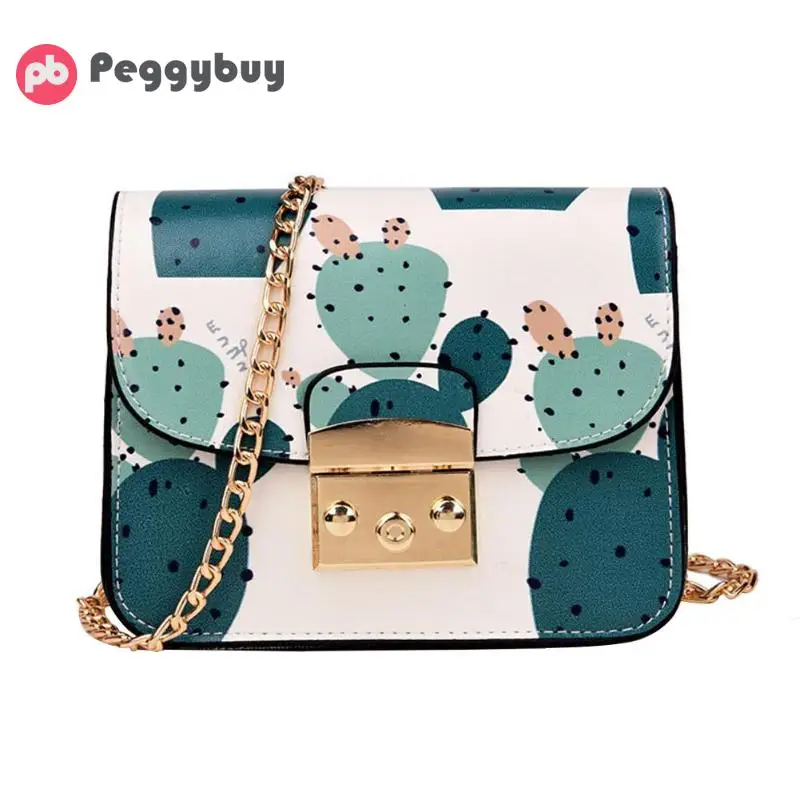Girls Cactus Print Flap Shoulder PU Leather Messenger Handbags Women Small Satchel Casual Chain Crossbody Bags Bolsas Femininas
Girls Cactus Print Flap Shoulder PU Leather Messenger Handbags Women Small Satchel Casual Chain Crossbody Bags Bolsas Femininas