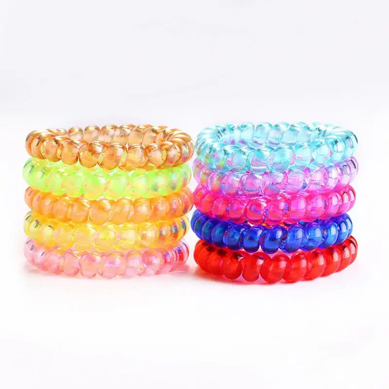 100PCS Hair Ties For Girls Women Telephone Line Elastic Spiral Coil Hair Band Traceless Rubber Spring Hair Ring Hair Accessories
100PCS Hair Ties For Girls Women Telephone Line Elastic Spiral Coil Hair Band Traceless Rubber Spring Hair Ring Hair Accessories