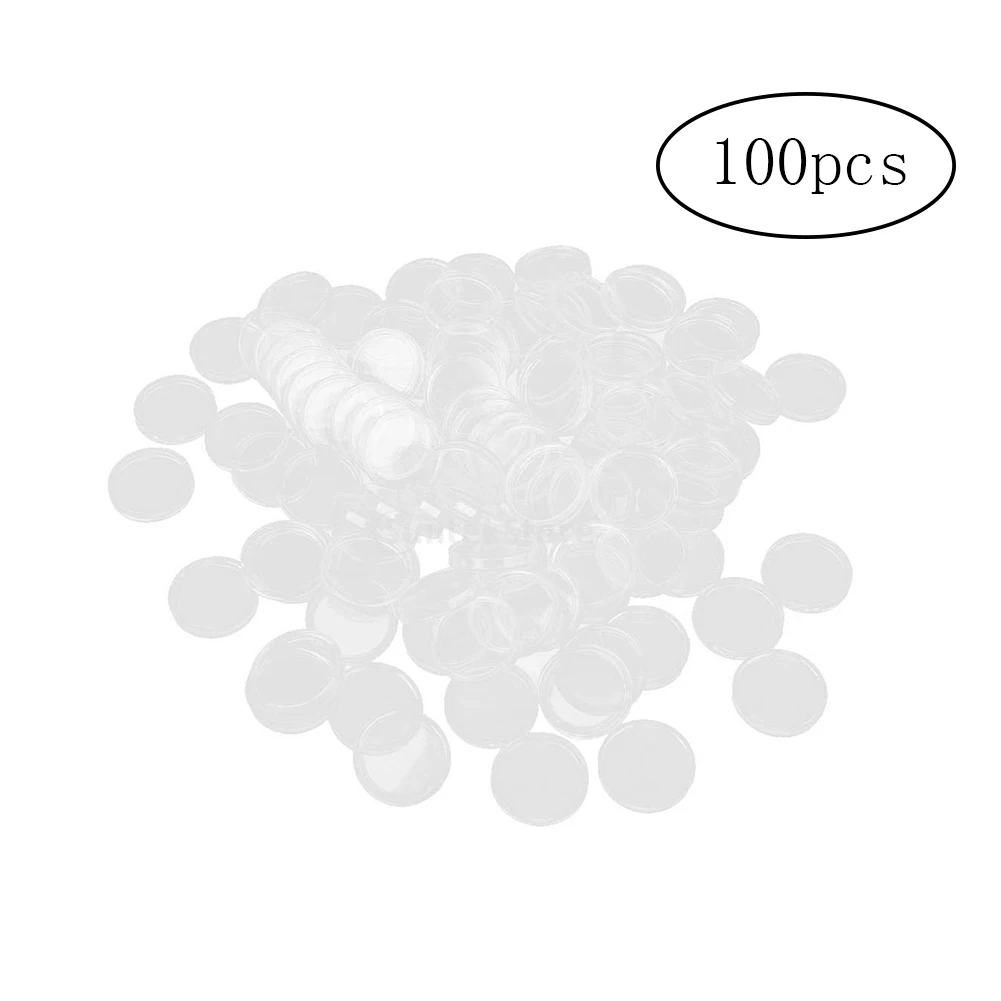Useful 100pcs/pack Transparent Coin Capsules Crafts Containers Storage/Collection Boxes Holders Diameter 26mm round
Useful 100pcs/pack Transparent Coin Capsules Crafts Containers Storage/Collection Boxes Holders Diameter 26mm round