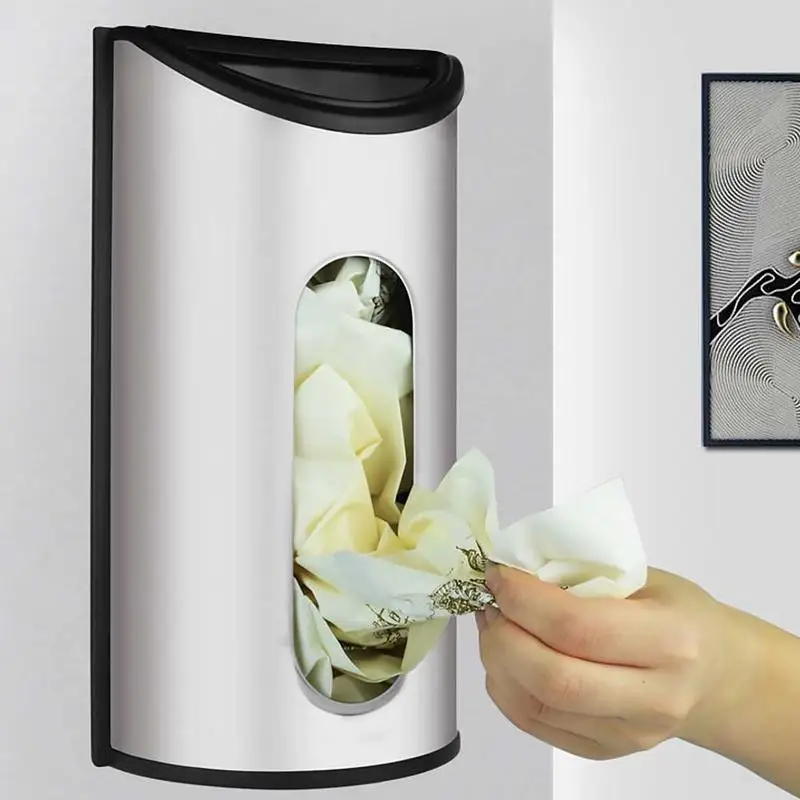 Newest Plastic Bag Holder Wall Mounted Grocery Bag Dispenser Brushed Anti-Fingerprint Stainless-Steel Bag Organizer #WW
Newest Plastic Bag Holder Wall Mounted Grocery Bag Dispenser Brushed Anti-Fingerprint Stainless-Steel Bag Organizer #WW