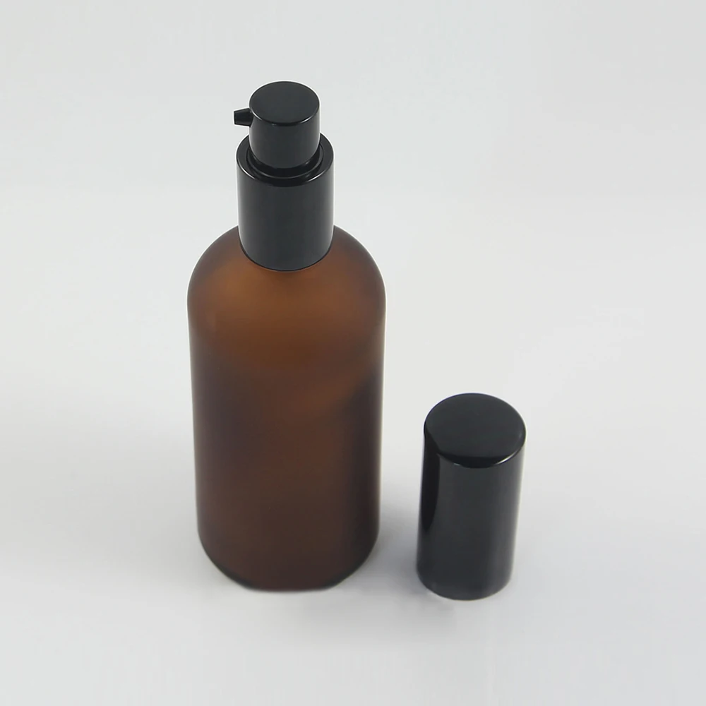 Hot Sell Glass Bottle cosmetic packaging 100ml lotion serum bottle with pump for personal skincare container
Hot Sell Glass Bottle cosmetic packaging 100ml lotion serum bottle with pump for personal skincare container