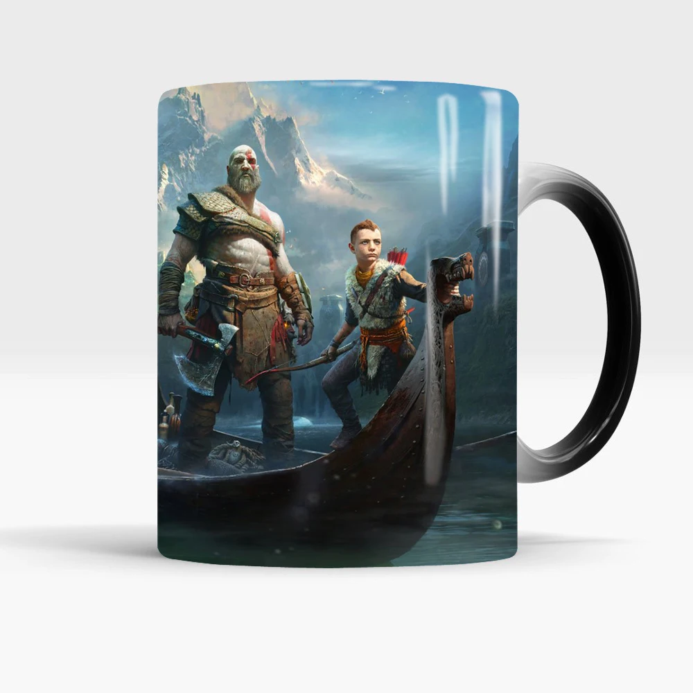 God of War 4 Color Transforming Mugs Coffee Milk Ceramic Mug Novelty Heat Changing Color Tea Cup
God of War 4 Color Transforming Mugs Coffee Milk Ceramic Mug Novelty Heat Changing Color Tea Cup