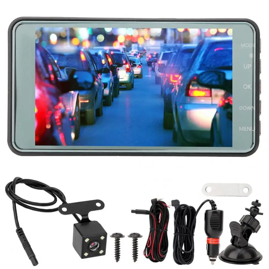 dash cam 4.0" Car DVR HD 1080P Dual Lens Front Rear Video Recording Backup Rearview Mirror Camera car accessories
dash cam 4.0" Car DVR HD 1080P Dual Lens Front Rear Video Recording Backup Rearview Mirror Camera car accessories