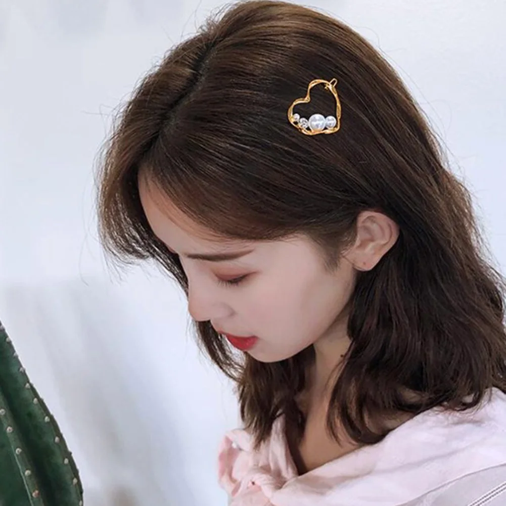 1 pc Women Geometric Round Heart Imitiation Pearl Hair Clip Korean Style Ladies Sweet Hairpin Girls Hair Accessories
1 pc Women Geometric Round Heart Imitiation Pearl Hair Clip Korean Style Ladies Sweet Hairpin Girls Hair Accessories