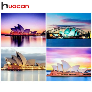 Huacan Diamond Painting Scenery Full Square Drill Diamond Embroidery Sydney Opera House Home Decoration Diamond Mosaic Beadwork
Huacan Diamond Painting Scenery Full Square Drill Diamond Embroidery Sydney Opera House Home Decoration Diamond Mosaic Beadwork