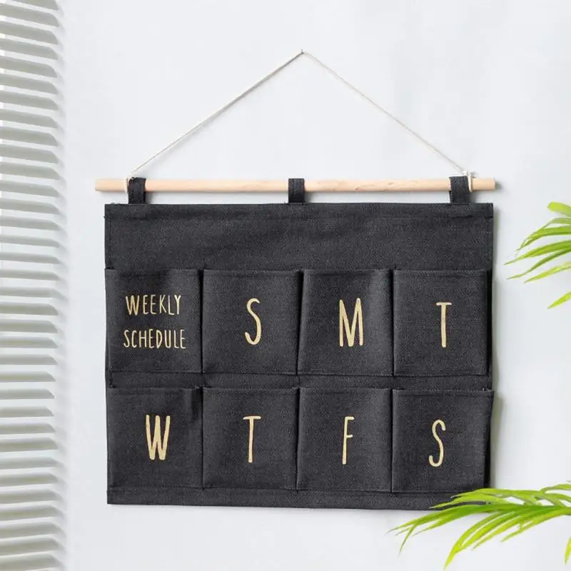 12 Pockets Cotton Linen Wall Hanging Storage Bag Kitchen Door Wardrobe Hang Pouch Cosmetic Toys Organizer
12 Pockets Cotton Linen Wall Hanging Storage Bag Kitchen Door Wardrobe Hang Pouch Cosmetic Toys Organizer