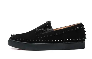 Big size European 46 Men Rivet Flat Black Flock Loafers Round Toe Casual Shoes Slip On Solid Shoes Party Dress Sneakers Men
Big size European 46 Men Rivet Flat Black Flock Loafers Round Toe Casual Shoes Slip On Solid Shoes Party Dress Sneakers Men