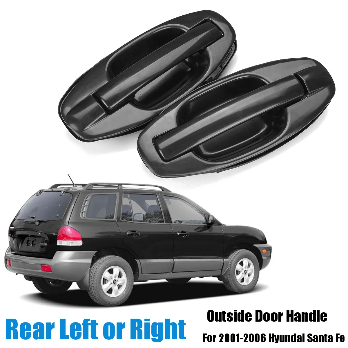 82650-26000 82660-26000 Rear Front Left /Right Exterior Door Handle for Hyundai Santa Fe 2001 2002 2003 2004 2005 2006
82650-26000 82660-26000 Rear Front Left /Right Exterior Door Handle for Hyundai Santa Fe 2001 2002 2003 2004 2005 2006