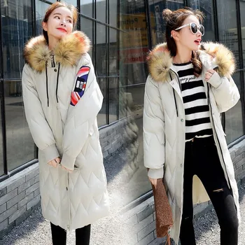 Winter Coat Plus Size Women Thick Cotton Outerwear Fashion Tide Warm Long Jacket Padded Snow Wear Raccoon Fur Collar Parka PJ272
Winter Coat Plus Size Women Thick Cotton Outerwear Fashion Tide Warm Long Jacket Padded Snow Wear Raccoon Fur Collar Parka PJ272