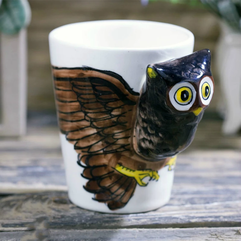 200ml creative owl coffee mug Hand drawn three-dimensional animal ceramic cup funny cups coffee mugs creative
200ml creative owl coffee mug Hand drawn three-dimensional animal ceramic cup funny cups coffee mugs creative