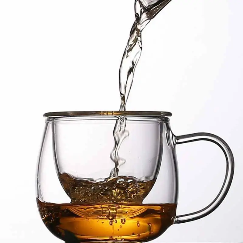 Durable 300ML Tea Cup Set With Infuser and Lid Heat Resistant Milk Beer Wine Cup Clear Double Wall Layer Drinkware Glassware
Durable 300ML Tea Cup Set With Infuser and Lid Heat Resistant Milk Beer Wine Cup Clear Double Wall Layer Drinkware Glassware