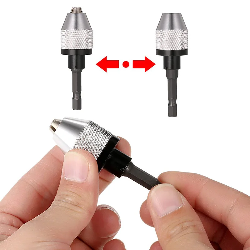 High Quality 0.3-3.4mm Metal Stable Keyed Drill Chuck Universal Drill Bit Converter Screwdriver Driver Adaptor
High Quality 0.3-3.4mm Metal Stable Keyed Drill Chuck Universal Drill Bit Converter Screwdriver Driver Adaptor