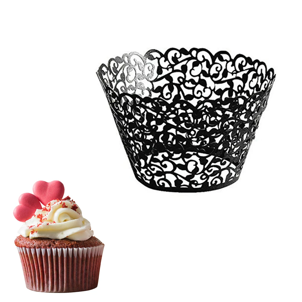 25Pcs Cake Paper Cup Black Vine Pearly Cupcake Wrappers Liner Hollow Out Lace Cake Cases Decorative Holders For Party Decor
25Pcs Cake Paper Cup Black Vine Pearly Cupcake Wrappers Liner Hollow Out Lace Cake Cases Decorative Holders For Party Decor