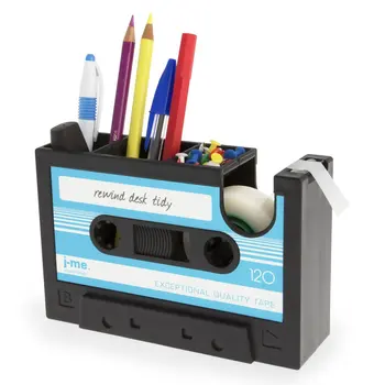 Cassette Tape Dispenser Pen Holder Vase Pencil Pot Stationery Desk Tidy Container Office Stationery Supplier Gift(blue)
Cassette Tape Dispenser Pen Holder Vase Pencil Pot Stationery Desk Tidy Container Office Stationery Supplier Gift(blue)