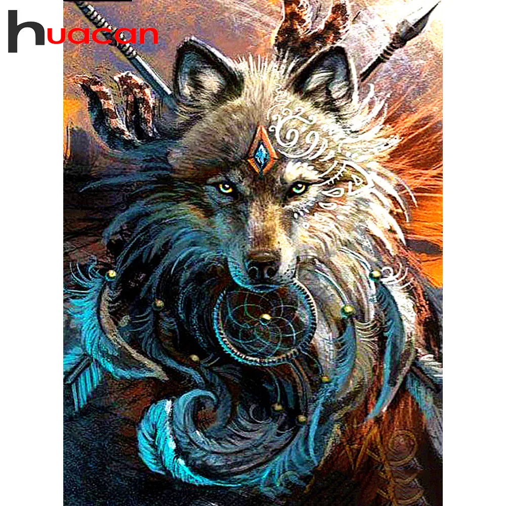 Huacan Diamond Painting Wolf Diamond Mosaic Full Diamond Embroidery Animals Pictures With Rhinestones Crystal
Huacan Diamond Painting Wolf Diamond Mosaic Full Diamond Embroidery Animals Pictures With Rhinestones Crystal