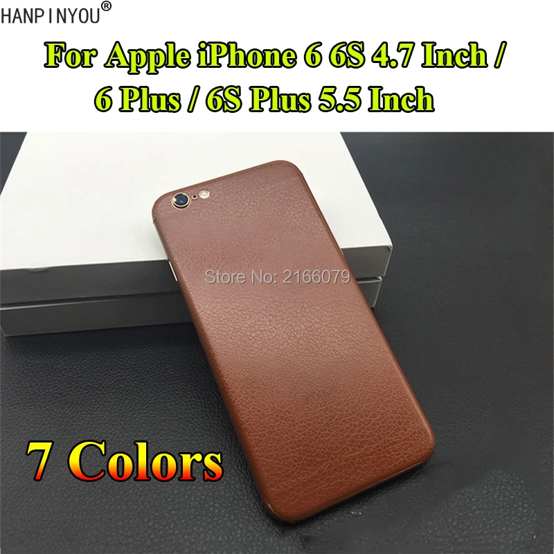 For Apple iPhone 6 6S / 6S Plus New Luxury Ultra Thin Back Full Body Matte Decals Imitation Leather Sticker Protect Cover
For Apple iPhone 6 6S / 6S Plus New Luxury Ultra Thin Back Full Body Matte Decals Imitation Leather Sticker Protect Cover