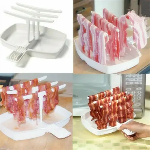 Kitchenware Barbecue Tray Cook Home Microwave Bacon Meat Rack Hanger Cooker Food Preparation Tools Hot
Kitchenware Barbecue Tray Cook Home Microwave Bacon Meat Rack Hanger Cooker Food Preparation Tools Hot