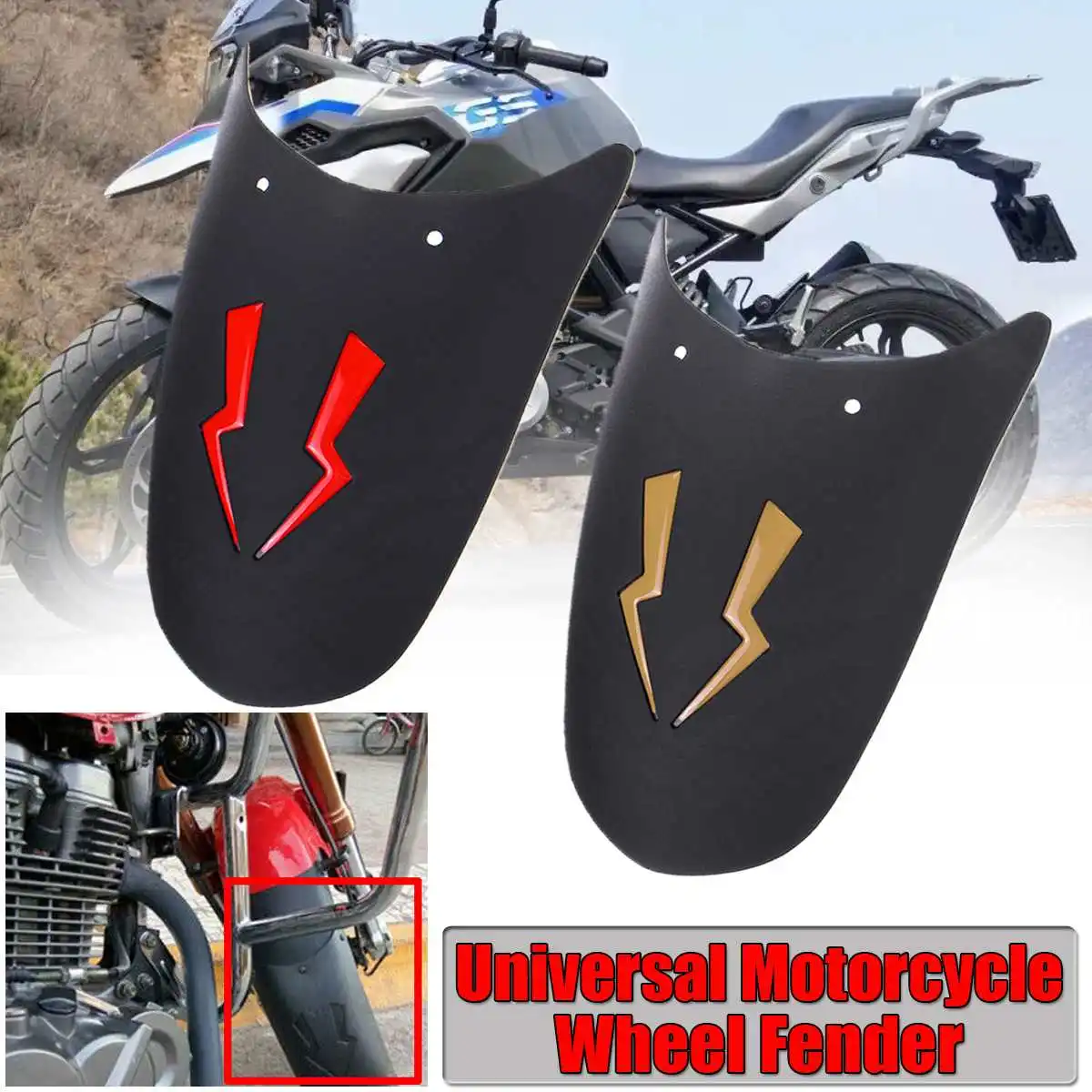 Motorcycle Universal Front Rear Wheel Splash Plastic Mud For Fender Mudguard Extender For Honda For Yamaha For Kawasaki For BMW
Motorcycle Universal Front Rear Wheel Splash Plastic Mud For Fender Mudguard Extender For Honda For Yamaha For Kawasaki For BMW