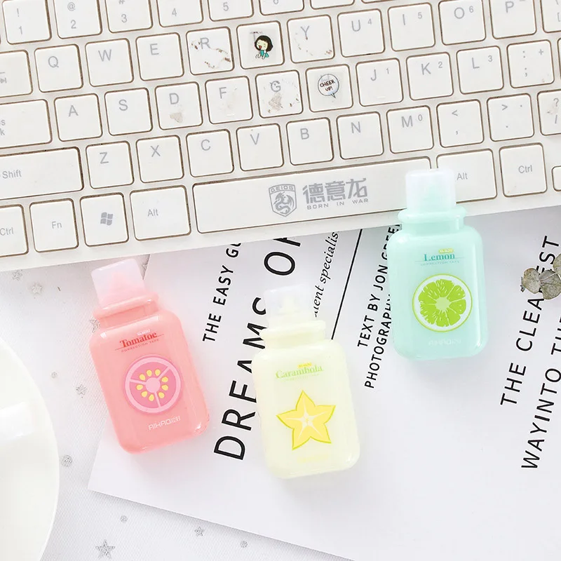 Lovely Fruits School Writing Corrector Tools Kawaii 5mm*6m Correction Tape Girls Gifts Office School Korean Stationery Supplies
Lovely Fruits School Writing Corrector Tools Kawaii 5mm*6m Correction Tape Girls Gifts Office School Korean Stationery Supplies