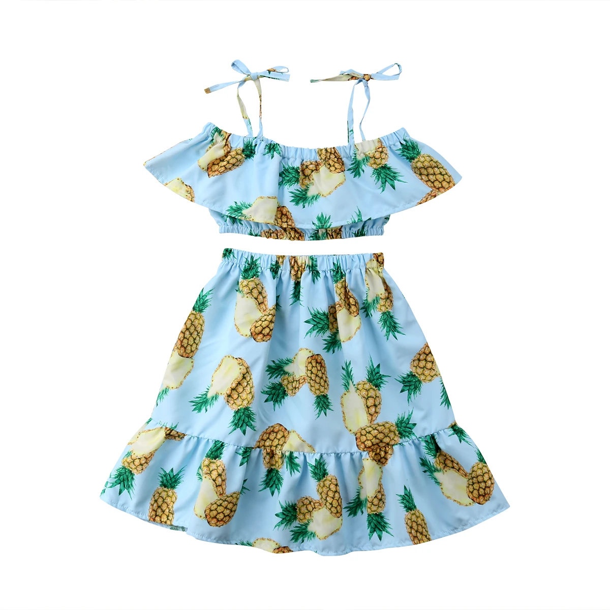 Toddler Kids Baby Girls Outfits 2Pcs Pineapple Printed Clothes Set Off Shoulder Bare Crop Tops Long Skirt Baby Girl 1-6T
Toddler Kids Baby Girls Outfits 2Pcs Pineapple Printed Clothes Set Off Shoulder Bare Crop Tops Long Skirt Baby Girl 1-6T