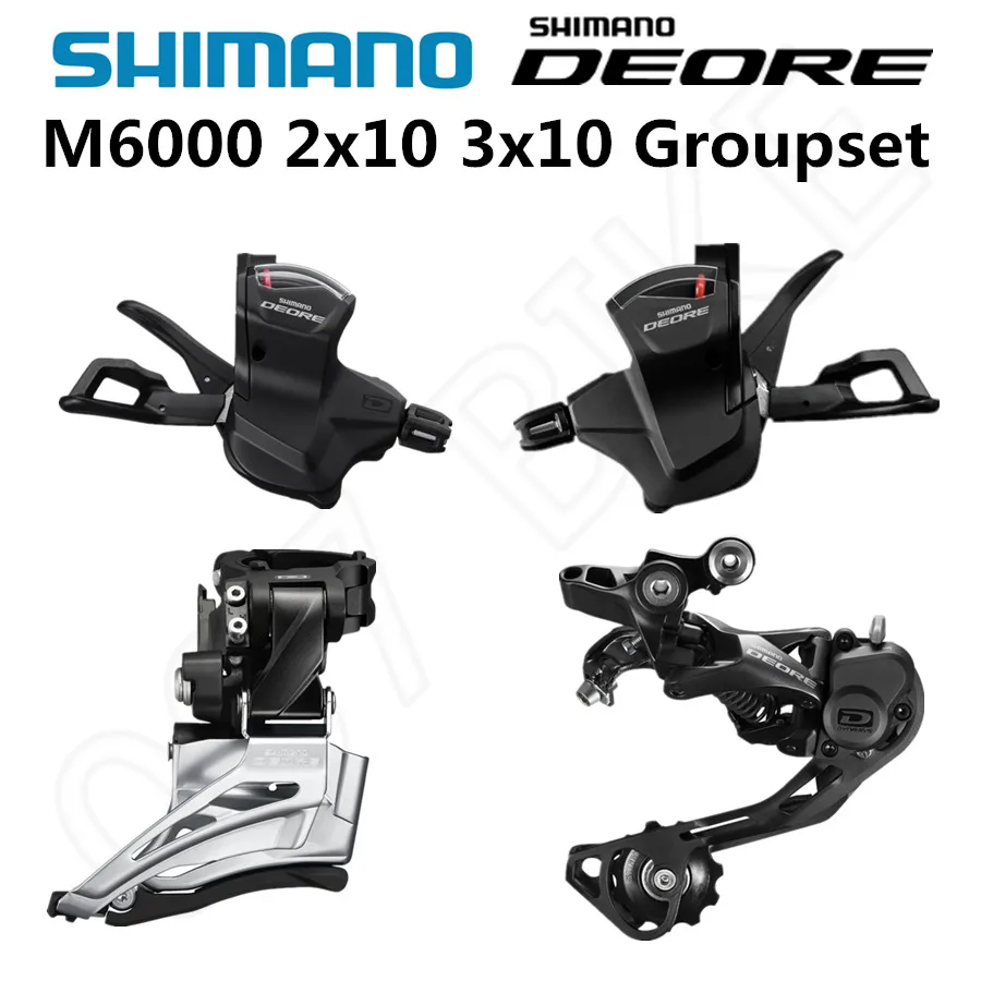 SHIMANO DEORE M6000 Groupset MTB Mountain Bike Groupset 2x10 3x10 Speed HG500-10 11-42T M6000 Rear Derailleur Shift Lever
SHIMANO DEORE M6000 Groupset MTB Mountain Bike Groupset 2x10 3x10 Speed HG500-10 11-42T M6000 Rear Derailleur Shift Lever