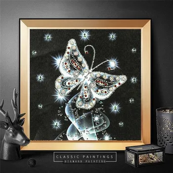 HUACAN 5d Diy Diamond Painting Animal Picture Of Rhinestone Special Shaped Round Diamond Embroidery Butterfly Decoration 25x25cm
HUACAN 5d Diy Diamond Painting Animal Picture Of Rhinestone Special Shaped Round Diamond Embroidery Butterfly Decoration 25x25cm