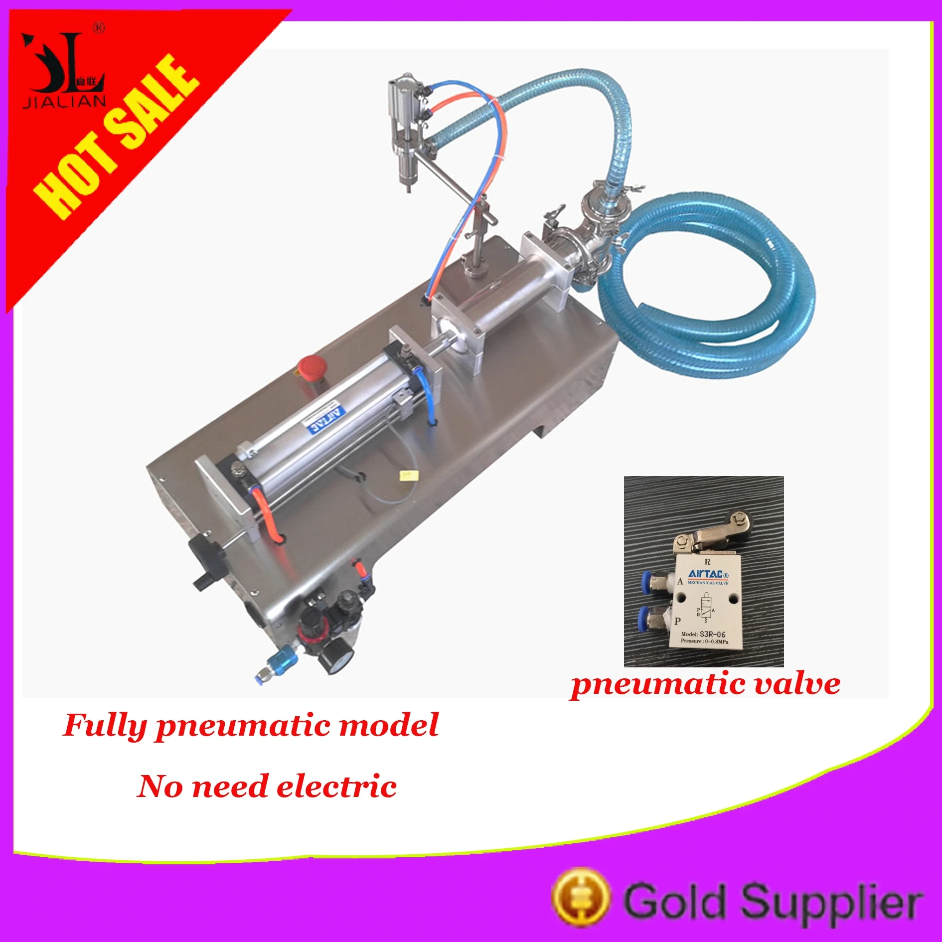 Fully Pneumatic Filler Liquid Water Liquor Shampoo Filling Machine Semi Auto Single Head Milk Drinks Condiment Free Shipping
Fully Pneumatic Filler Liquid Water Liquor Shampoo Filling Machine Semi Auto Single Head Milk Drinks Condiment Free Shipping