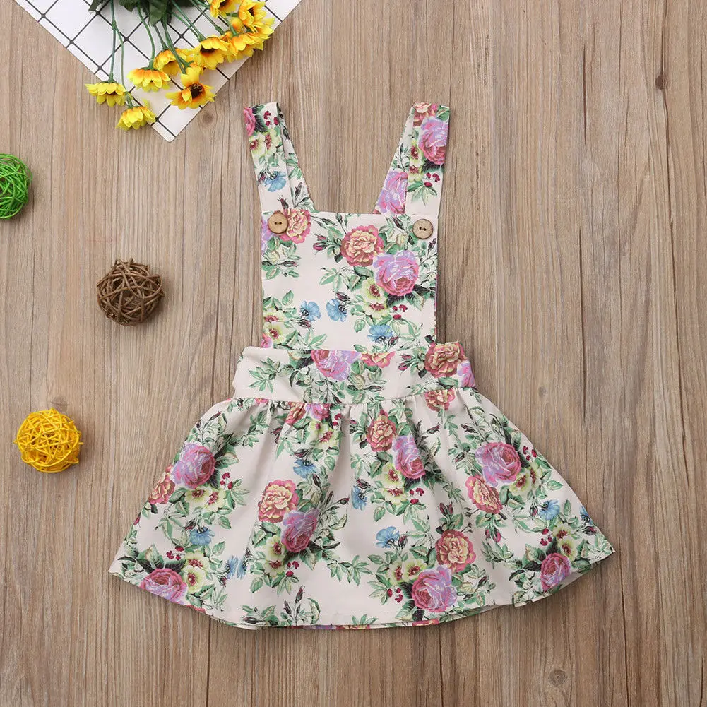 Toddler Baby Girl Summer Suspend Dress Floral Print Bowknot Sundress Clothes 6 Months-5 Years
Toddler Baby Girl Summer Suspend Dress Floral Print Bowknot Sundress Clothes 6 Months-5 Years