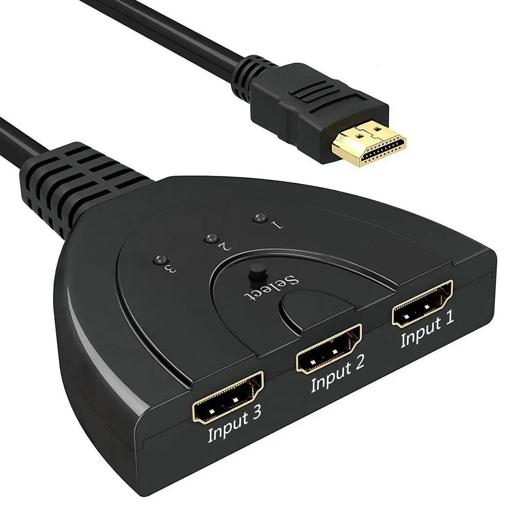 Switch 3 To 1 High Definition Multimedia 1080P/3D 50/60Hz Interface 2.5Gpbs/250MHz Video HD 2X Switcher HD 1X
Switch 3 To 1 High Definition Multimedia 1080P/3D 50/60Hz Interface 2.5Gpbs/250MHz Video HD 2X Switcher HD 1X