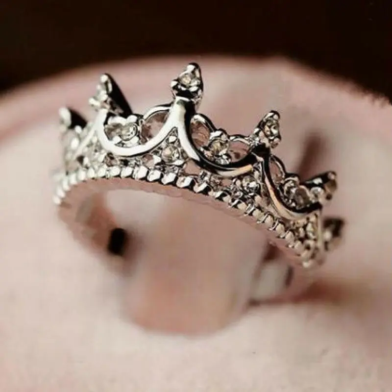 Fashion Ring Size 5 6 7 8 9 New Princess Silver Rose Gold Women Rhinestone Crown Luxury Engagement Ring Bridal Wedding Ring
Fashion Ring Size 5 6 7 8 9 New Princess Silver Rose Gold Women Rhinestone Crown Luxury Engagement Ring Bridal Wedding Ring