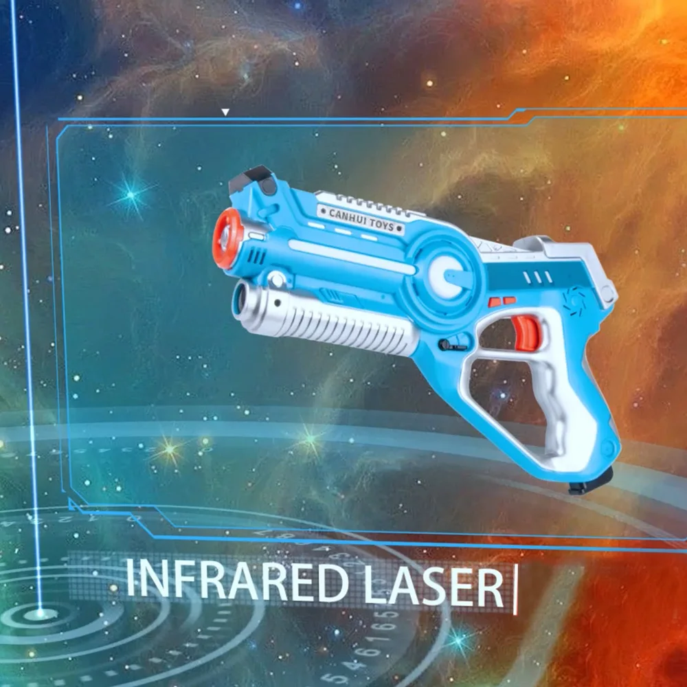 2Pcs Infrared Laser Tag Blaster Laser Indoor and Outdoor Family Activity for Kids and Adults with 2 Target Vests
2Pcs Infrared Laser Tag Blaster Laser Indoor and Outdoor Family Activity for Kids and Adults with 2 Target Vests