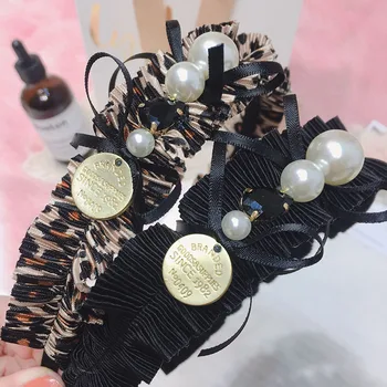 Fashion Leopard Folds Flower Ribbon Hairbands Pearls Alloy Brand Headband Hair Accessories for Women Temperament Flower Crown
Fashion Leopard Folds Flower Ribbon Hairbands Pearls Alloy Brand Headband Hair Accessories for Women Temperament Flower Crown