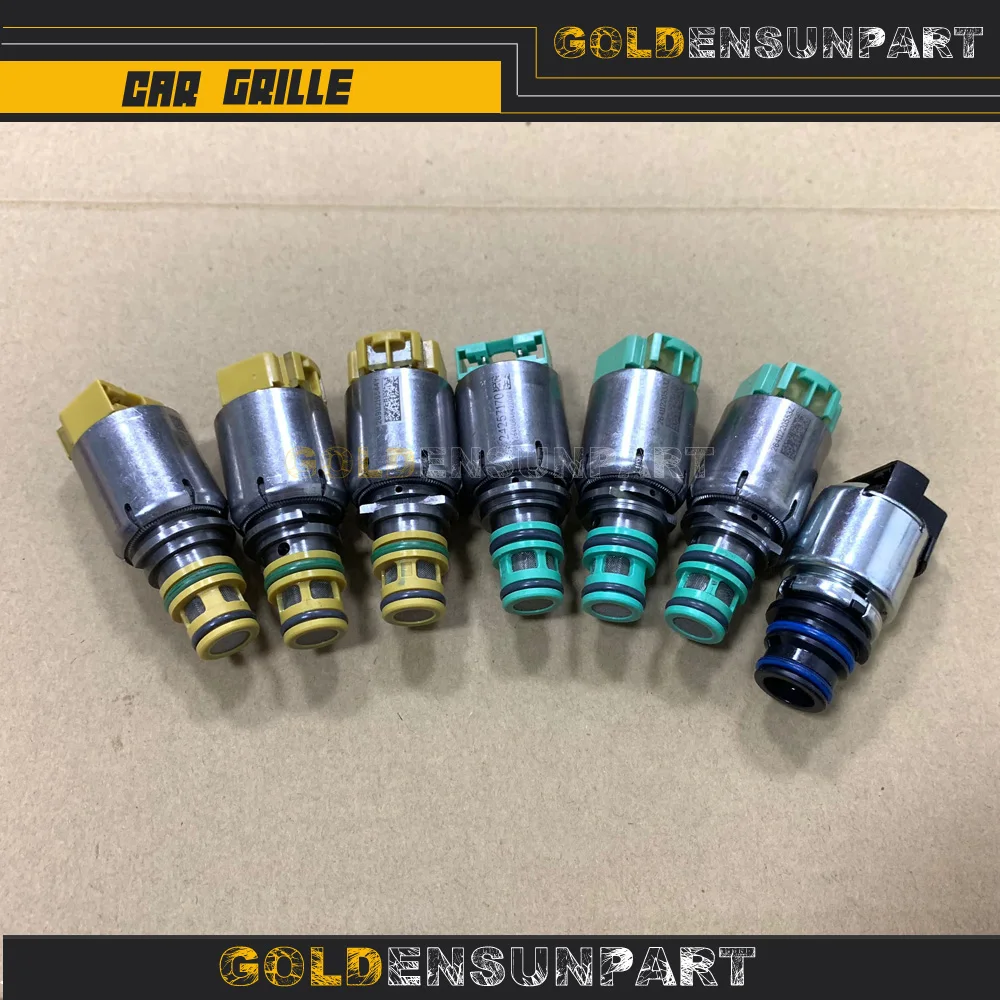 7pcs/set OEM Transmission Solenoid Valve 6T40E 6T45E 6T40 FOR Buick Opel Chev-olet Saab Saturn
7pcs/set OEM Transmission Solenoid Valve 6T40E 6T45E 6T40 FOR Buick Opel Chev-olet Saab Saturn