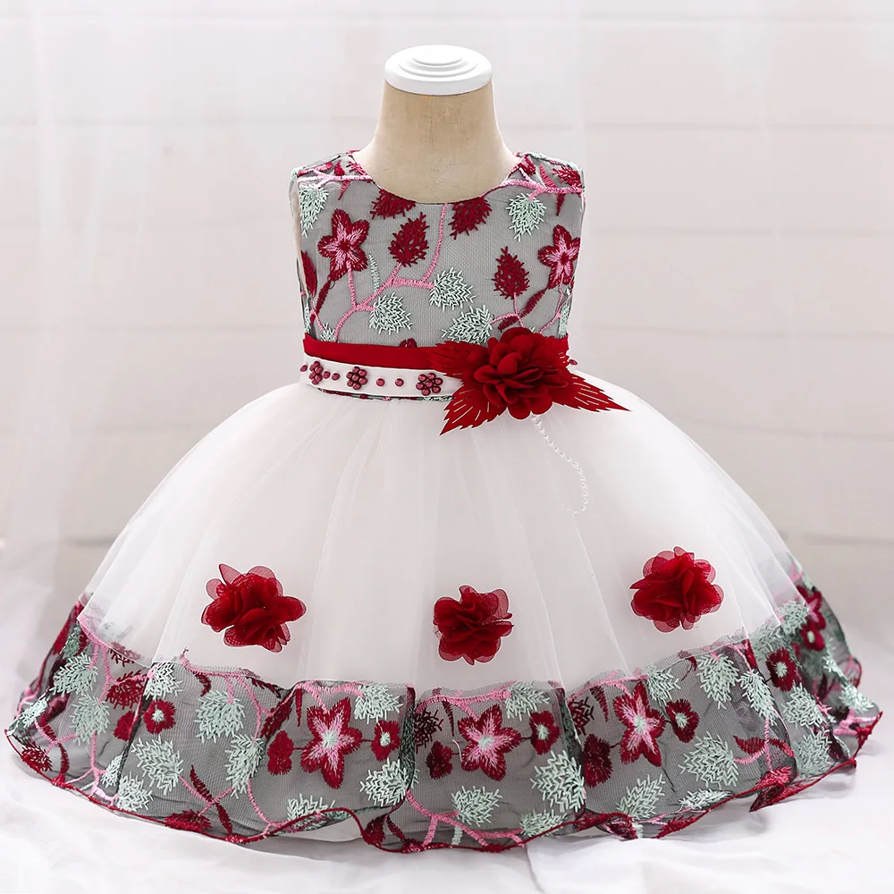 2019 Newborn Baby Dress for 3 to 24 Months Flower Embroidery Red Princess Costume First Birthday Party Outfit Girls Dresses 6L8A
2019 Newborn Baby Dress for 3 to 24 Months Flower Embroidery Red Princess Costume First Birthday Party Outfit Girls Dresses 6L8A