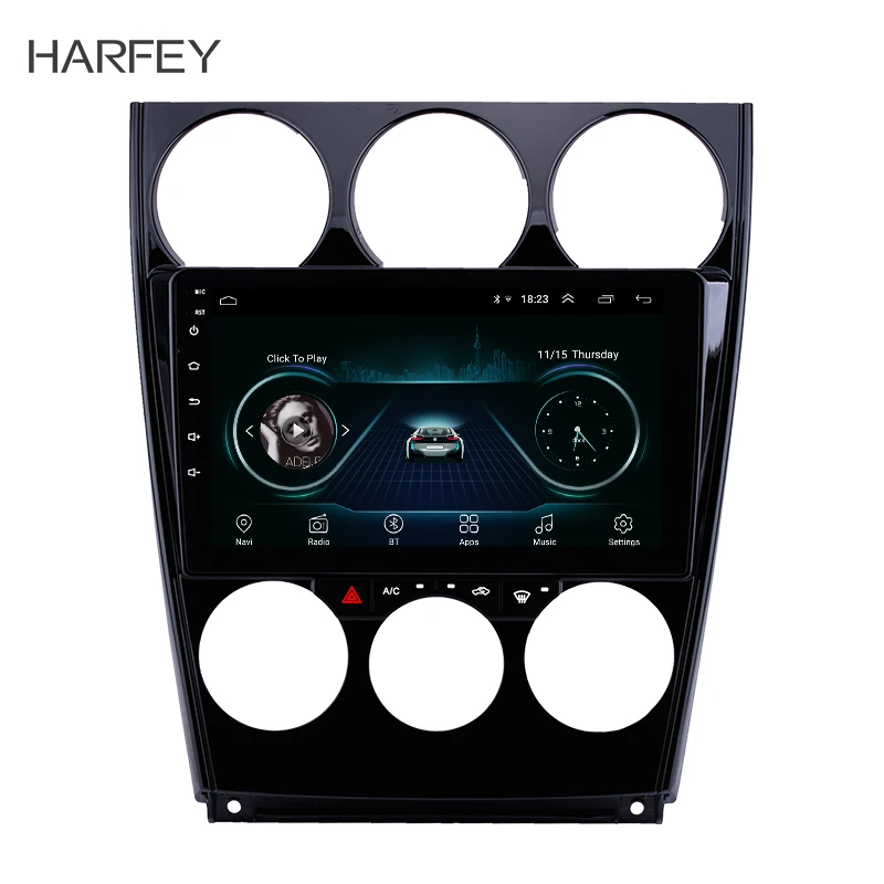Harfey 9 inch Android 8.1 for Old Mazda 2004-2015 6 HD Touchscreen GPS Navigation Steering Wheel Control 3G WIFI OBD2Carplay DVR
Harfey 9 inch Android 8.1 for Old Mazda 2004-2015 6 HD Touchscreen GPS Navigation Steering Wheel Control 3G WIFI OBD2Carplay DVR