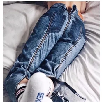 2019 new Woman Denim Pencil Pants multi-zipper irregular nine points pants sexy Stretch high waist buttocks jeans female
2019 new Woman Denim Pencil Pants multi-zipper irregular nine points pants sexy Stretch high waist buttocks jeans female