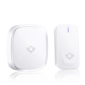 Self Powered A710 Wireless Doorbell Chime Transmitter Ring Waterproof 58 Music Melodies Door Bell EU plug for Home Security
Self Powered A710 Wireless Doorbell Chime Transmitter Ring Waterproof 58 Music Melodies Door Bell EU plug for Home Security