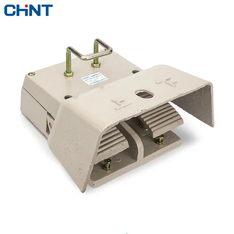 

CHINT Foot Switches Lathe Punch Machine Tool Pedal High Quality YBLT-1/14 Two-way Pedal Switch Bring Protect Shield