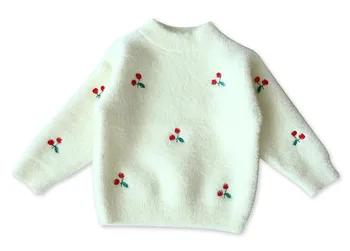 Baby Girl Sweater Cherry Embroidery Velvet Pullover High Quality Soft Toddler Girls Sweaters Kids Clothing Fashion Girls Clothes
Baby Girl Sweater Cherry Embroidery Velvet Pullover High Quality Soft Toddler Girls Sweaters Kids Clothing Fashion Girls Clothes