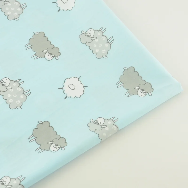 Blue Sheep Decoration Cotton Fabric Craft Fabrics Tecido Bedding Patchwork Tissue Quilting Home Textile TeramilaSewing Cloth
Blue Sheep Decoration Cotton Fabric Craft Fabrics Tecido Bedding Patchwork Tissue Quilting Home Textile TeramilaSewing Cloth