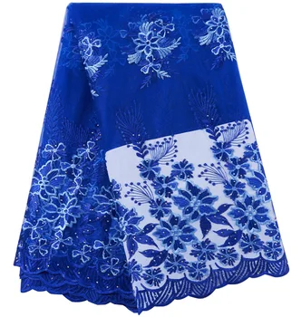 Blue African Lace Fabric 2020 High Quality Swiss Voile Laces In Switzerland Cotton Dry Lace African Dresses For Women
Blue African Lace Fabric 2020 High Quality Swiss Voile Laces In Switzerland Cotton Dry Lace African Dresses For Women