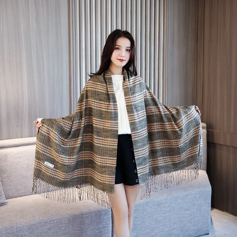 Woman Classic Lattice Joker Imitate Cashmere Autumn And Winter New Pattern Keep Warm Will Shawl Women Scarf
Woman Classic Lattice Joker Imitate Cashmere Autumn And Winter New Pattern Keep Warm Will Shawl Women Scarf