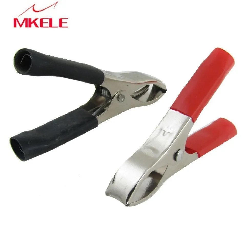 Hot 2 Pairs Black Red 30A Soft Plastic Boots Metal Car cable Battery Clamps alligator clips diy kit test leads
Hot 2 Pairs Black Red 30A Soft Plastic Boots Metal Car cable Battery Clamps alligator clips diy kit test leads