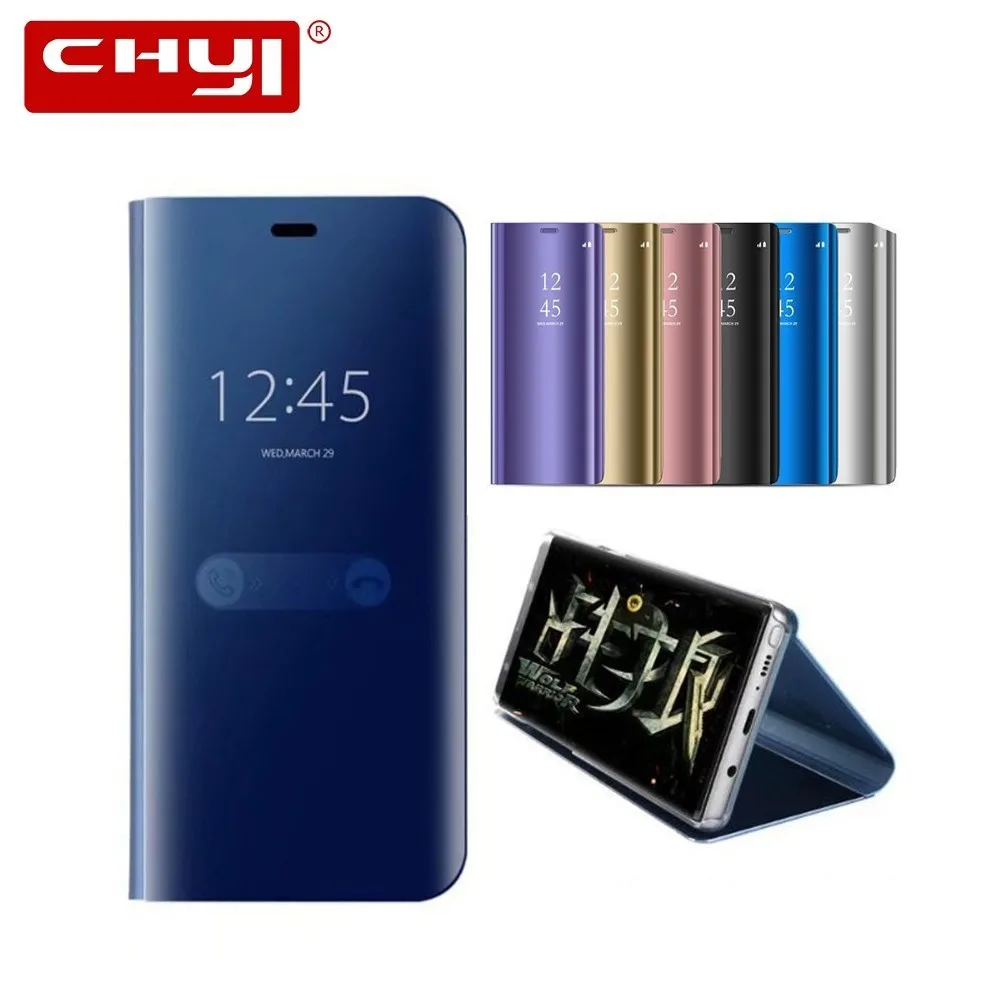 CHYI Mirror Flip Case For Sansung Galaxy S10 Plus View Stand Smart Leather Case For Sansung Galaxy S10
CHYI Mirror Flip Case For Sansung Galaxy S10 Plus View Stand Smart Leather Case For Sansung Galaxy S10