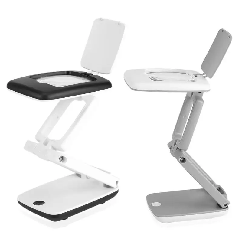 Desktop Folding 3X LED Magnifier Desk Lamp Lighting Loupe Multifunction Magnifying Glass For Reading Writing LED Magnifier
Desktop Folding 3X LED Magnifier Desk Lamp Lighting Loupe Multifunction Magnifying Glass For Reading Writing LED Magnifier