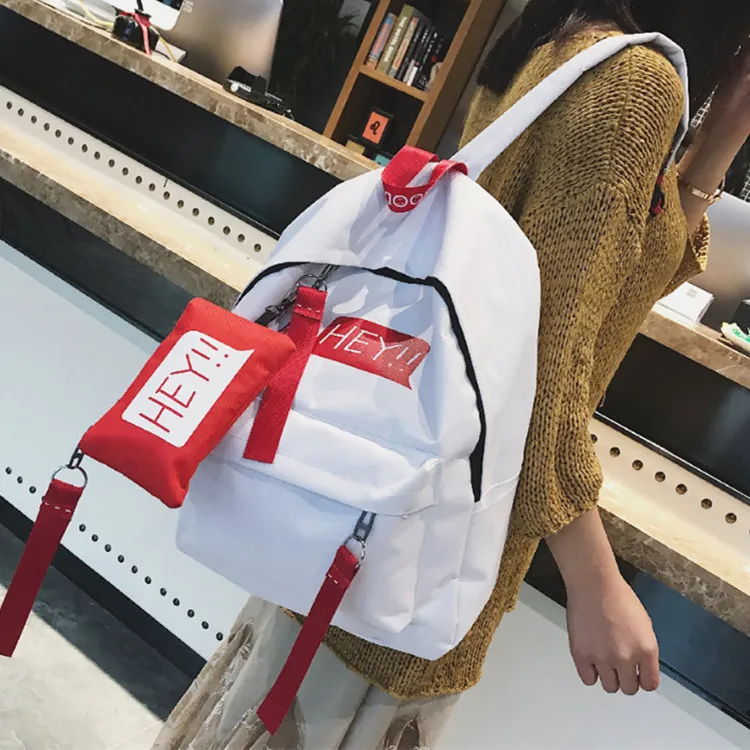 Two-piece mother-in-law shoulder bag large-capacity canvas bag student bag female new letter printing casual backpack
Two-piece mother-in-law shoulder bag large-capacity canvas bag student bag female new letter printing casual backpack