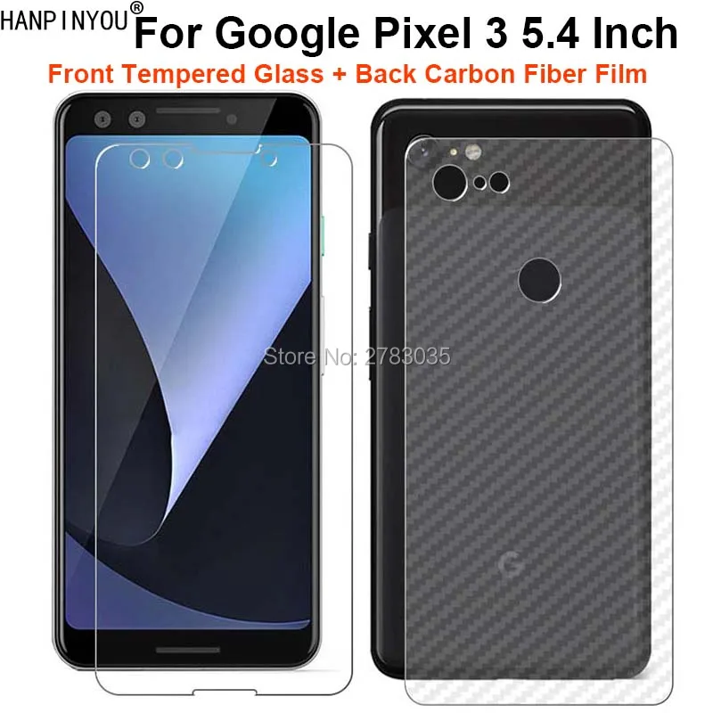 For Google Pixel 3 pixel3 5.4" 1 Set = Soft Back Carbon Fiber Film + Ultra Thin Premium Tempered Glass Front Screen Protector
For Google Pixel 3 pixel3 5.4" 1 Set = Soft Back Carbon Fiber Film + Ultra Thin Premium Tempered Glass Front Screen Protector