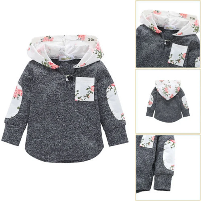 New Arrivels Hooded Casual Autumn New Baby Kids Girls Floral Tops T-shirts Blouse Clothes Outfits 9M-4T
New Arrivels Hooded Casual Autumn New Baby Kids Girls Floral Tops T-shirts Blouse Clothes Outfits 9M-4T
