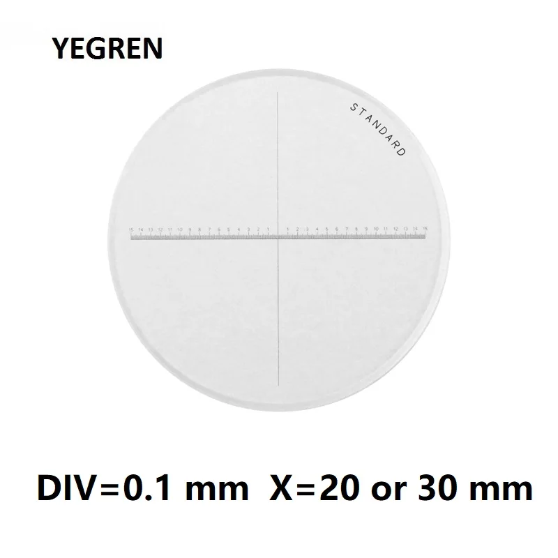 Diameter 35 mm Magnifier Micrometer Reticle Scale X = 20 mm 30 mm for Magnifying Glass Microscope Scale Ruler
Diameter 35 mm Magnifier Micrometer Reticle Scale X = 20 mm 30 mm for Magnifying Glass Microscope Scale Ruler